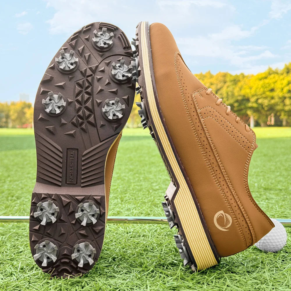 New Men Spiked Walking Golf Shoes Size 7-14