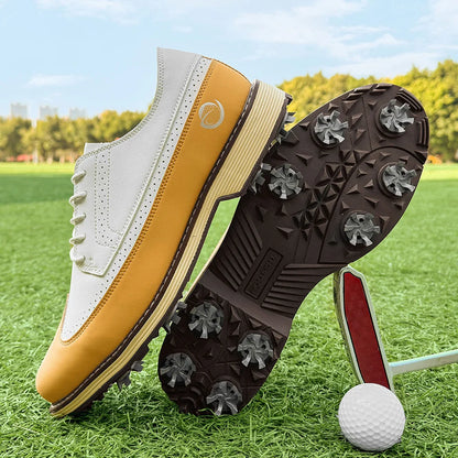 New Men Spiked Walking Golf Shoes Size 7-14