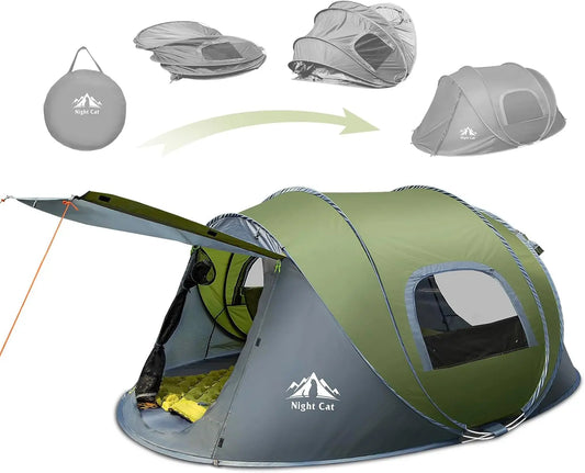 2-Person Waterproof Pop-Up Camping Tent