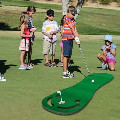indoor Outdoor Training Putting Green Mats Set