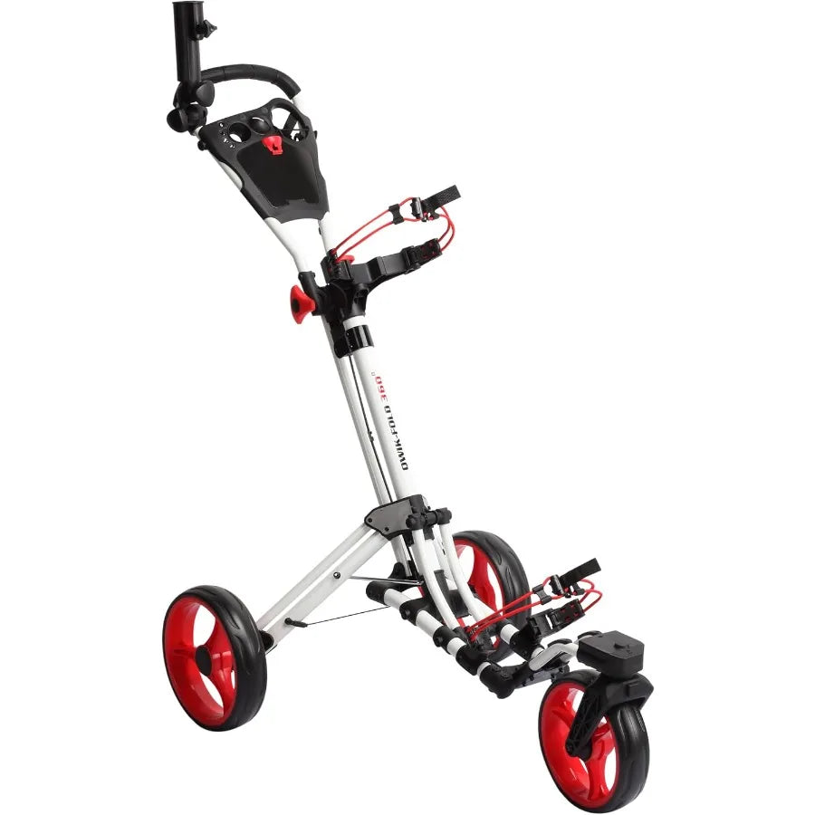 Golf Push Cart  with 360 Rotating Front Wheel