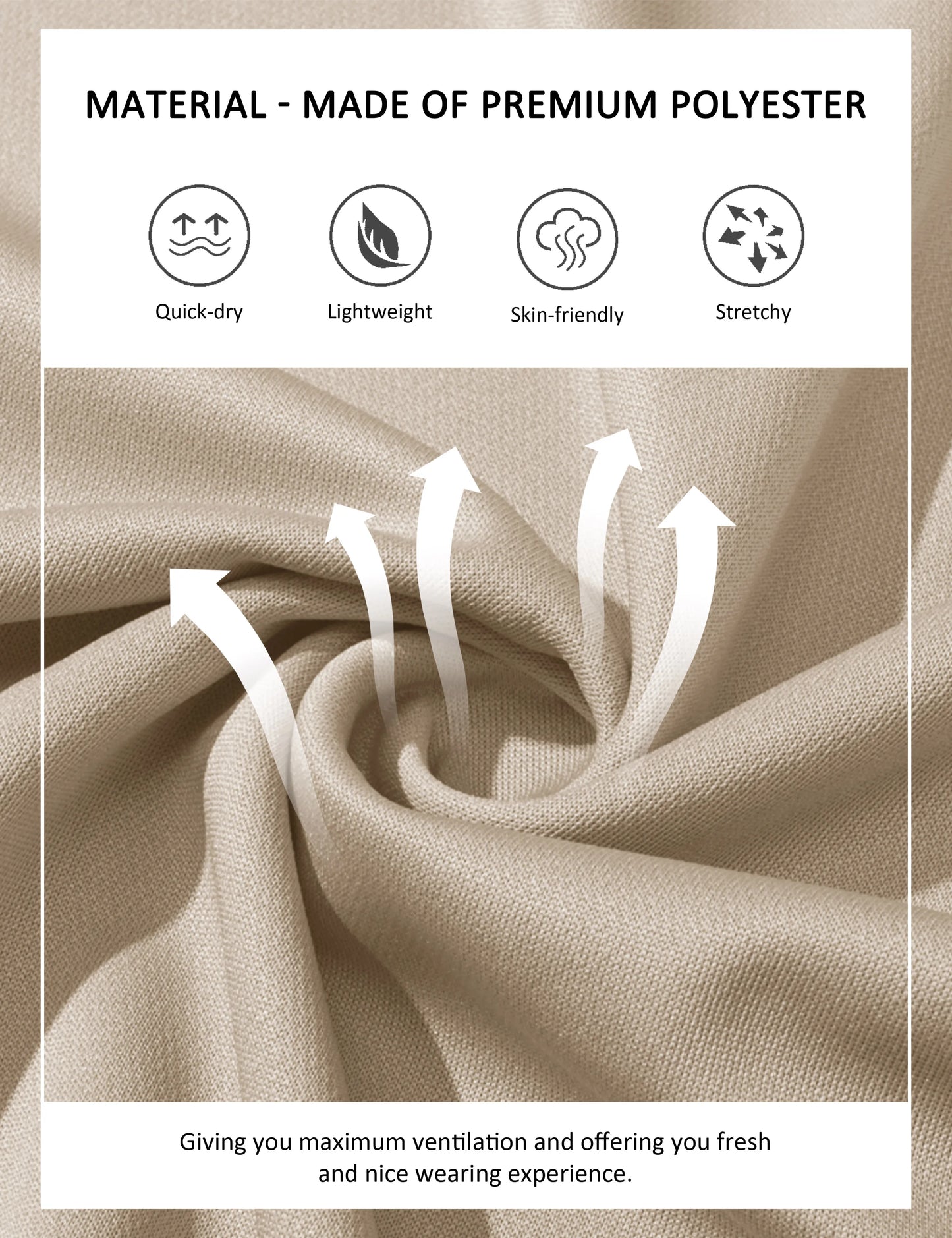 Mens Golf Polos Quick Dry Breathable T-shirt