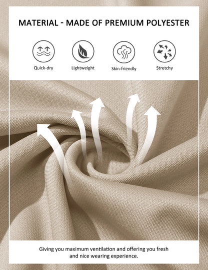 Mens Golf Polos Quick Dry Breathable T-shirt