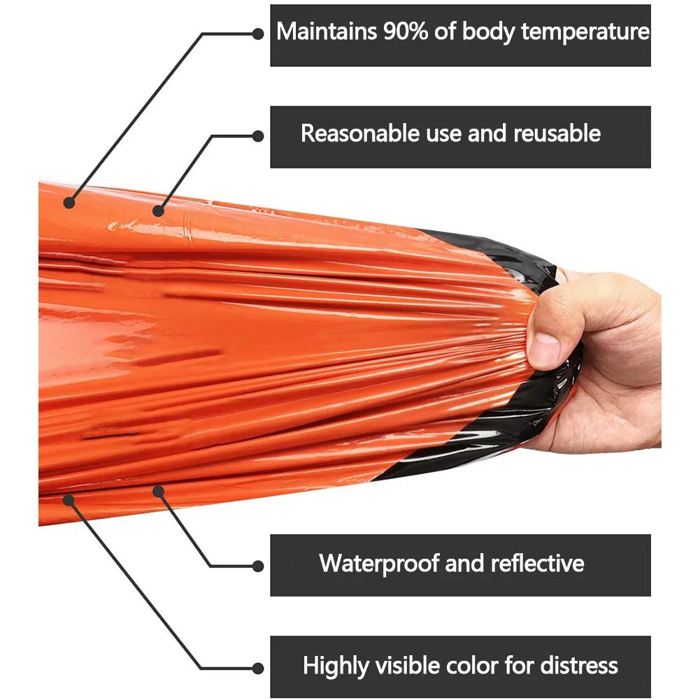 Emergency  Waterproof Blanket, Survival Sleeping Bag