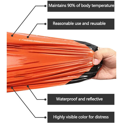 Emergency  Waterproof Blanket, Survival Sleeping Bag