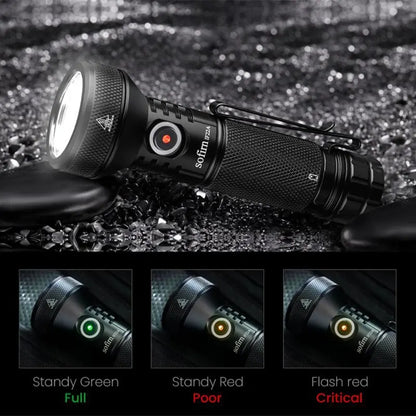 Rechargeable 2100lm LED Long Range Flashlight