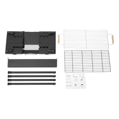 Portable Folding Charcoal Stainless Steel BBQ Grill