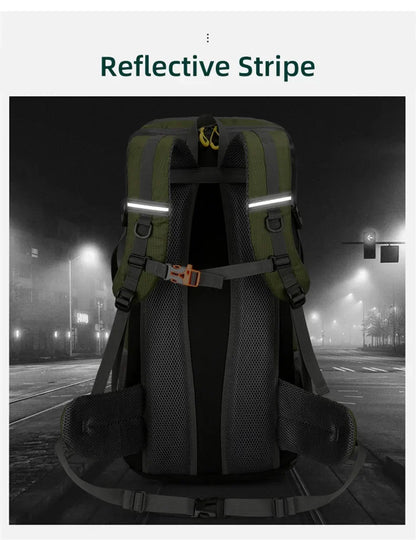 50L Waterproof Large Hiking Men Large Rucksack