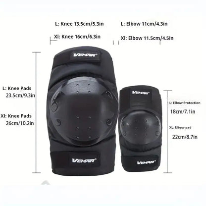 Knee and Elbow Motorcycle Protective Gear Set