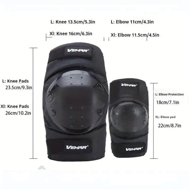 Knee and Elbow Motorcycle Protective Gear Set