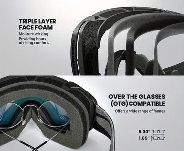 Outdoor Master Ski and Snowboard Goggles OTG Anti-Fog