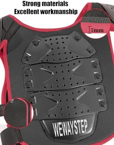 Kids Body Armor Vest & Knee Elbow Pads Set