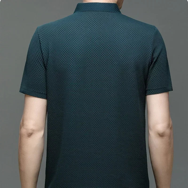 Men's Ultra Stretch Loose Fit Polo Shirts Breathable
