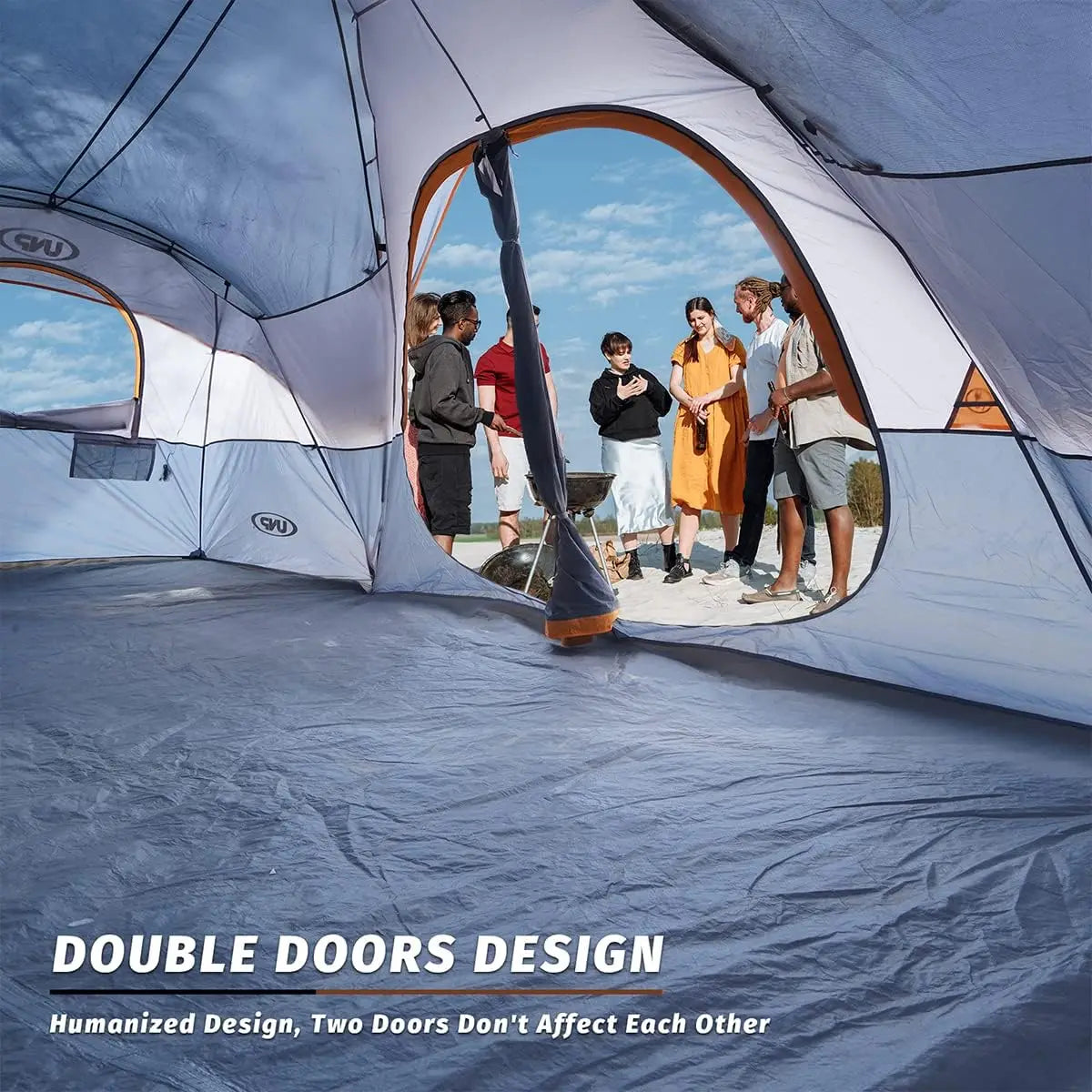 Easy Setup 10-Person Family Camping Tent