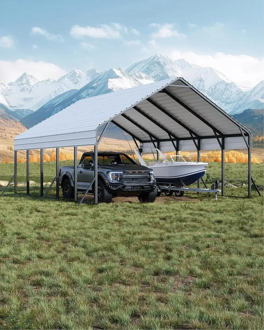 20'x25'x13' Heavy Duty Metal Reinforced Carport