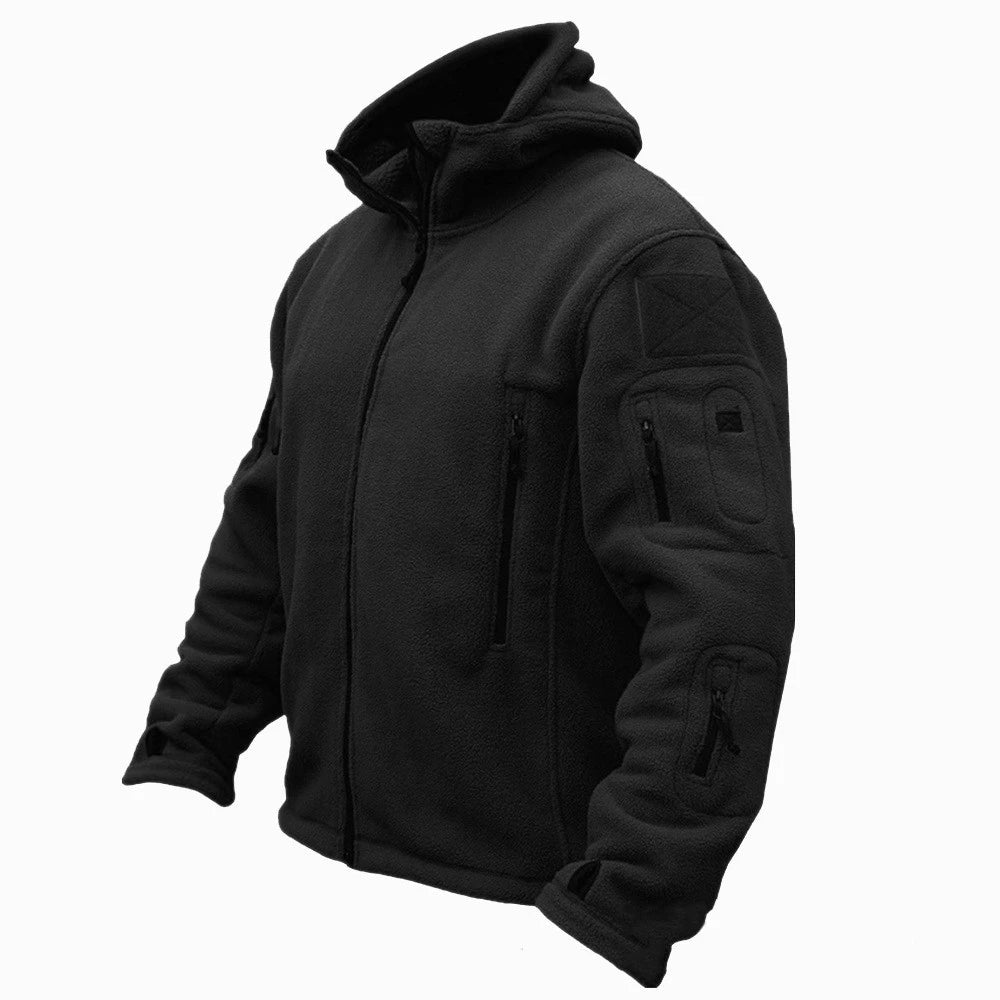 Military Winter Thermal Fleece Tactical Hooded Coat