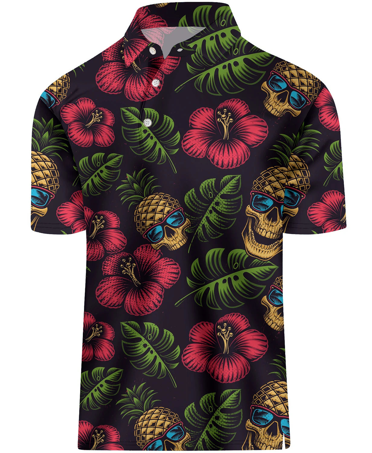 Men's Golf Shirt Hawaii Golf Polo Shirt