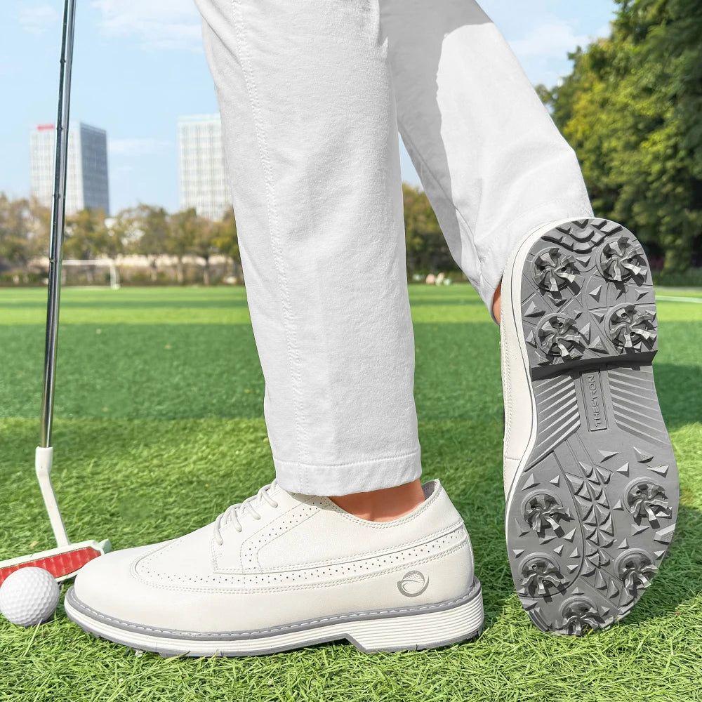 New Men Spiked Walking Golf Shoes Size 7-14