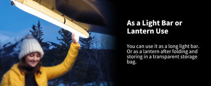 Waterproof Portable Solar Camping Lantern 2000mAh