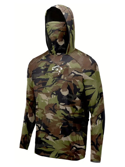 Fishing Hoodie Sailing Shirt Men Long Sleeve