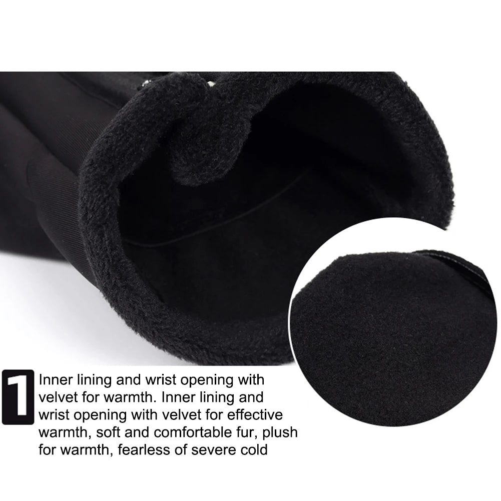 Electric Winter Outdoor Cycling, Running  Nonslip Motorcycle Gloves