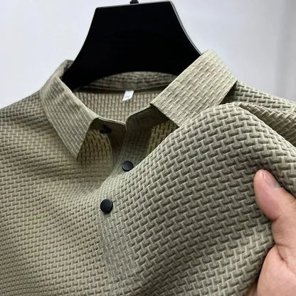 Men's Ultra Stretch Loose Fit Polo Shirts Breathable