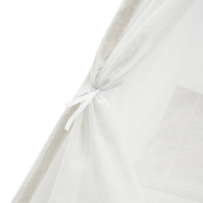 Kids Teepee Tent with Light & Padded Mat