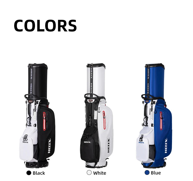 Golf Stand Bag with Retractable Top Cover and Wheels