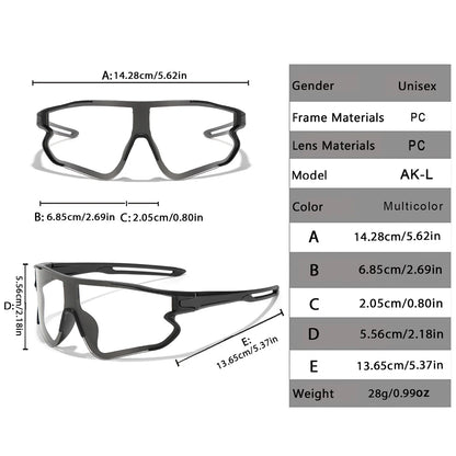 Men Women Sports Big Frame Windproof Goggles