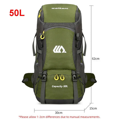 50L Waterproof Large Hiking Men Large Rucksack