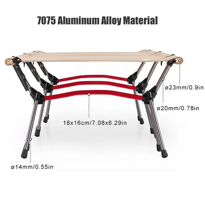 Ultralight Aluminum Alloy Sleeping Cot for Outdoor