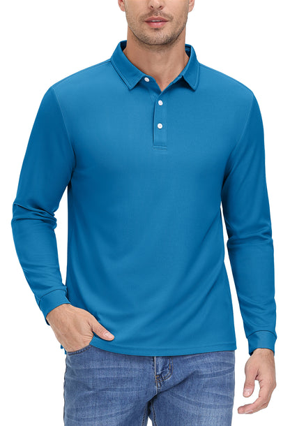 Mens Golf Polos Quick Dry Breathable T-shirt