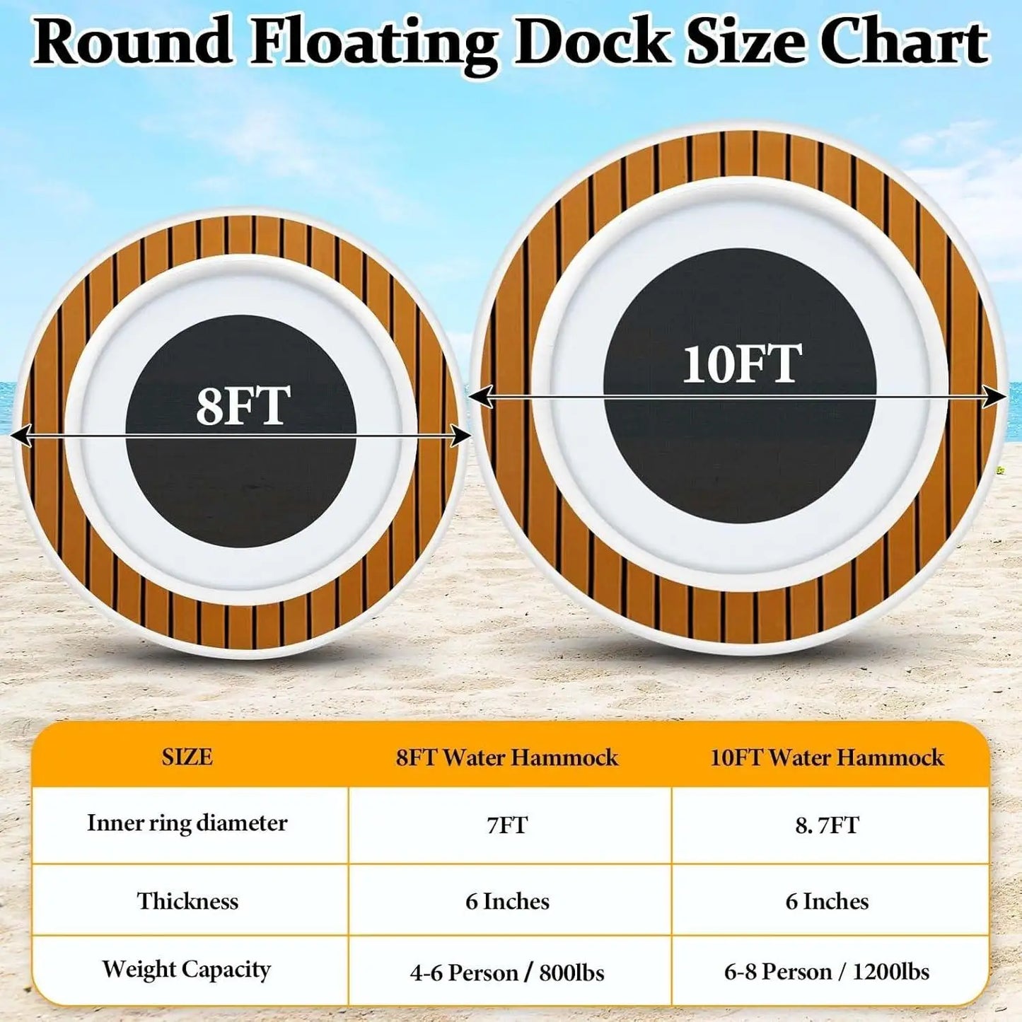 Inflatable Floating Water Hammock, for Adults Kids