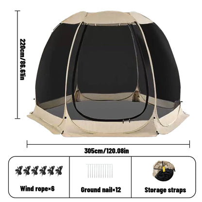 Large Family Pop-Up Shelter - 6-8 Person