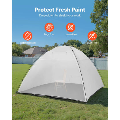 Large Space Oxford Spray Painting Tent