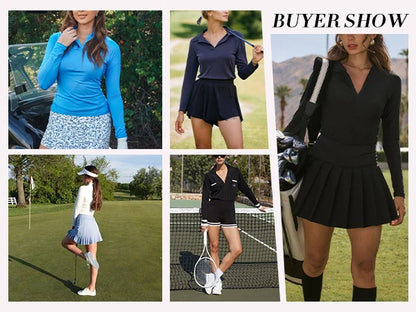 Women's Long Sleeve Quickly Dry Golf Shirts