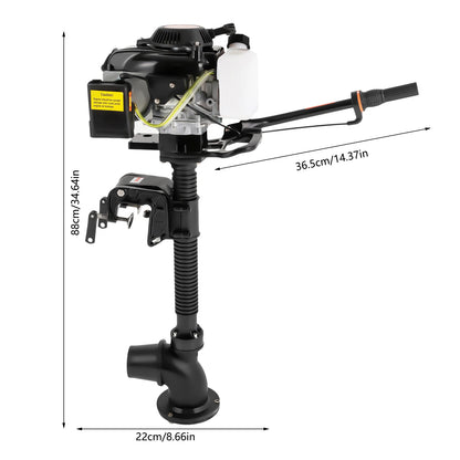 4HP 4-Stroke Outboard Motor,  Inflatable Fishing Boats,