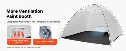 Large Space Oxford Spray Painting Tent