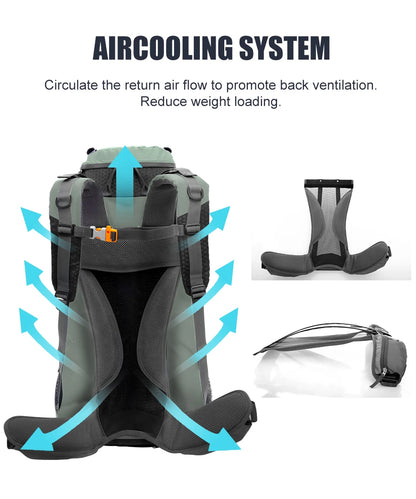 Explorer Internal Frame Backpack with Rain Cover