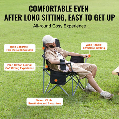 Portable Camping Folding Chair for Adults