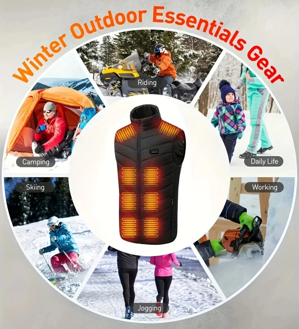 Heated Winter Womens /Men Electric Coats and Vests