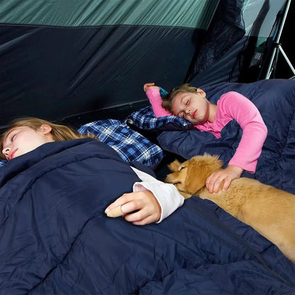Lightweight Double Sleeping Bag for Camping, Backpacking