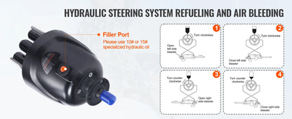 Hydraulic Outboard Steering Kit 90HP/150HP/300HP