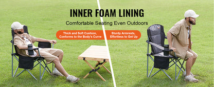 Portable Camping Folding Chair for Adults
