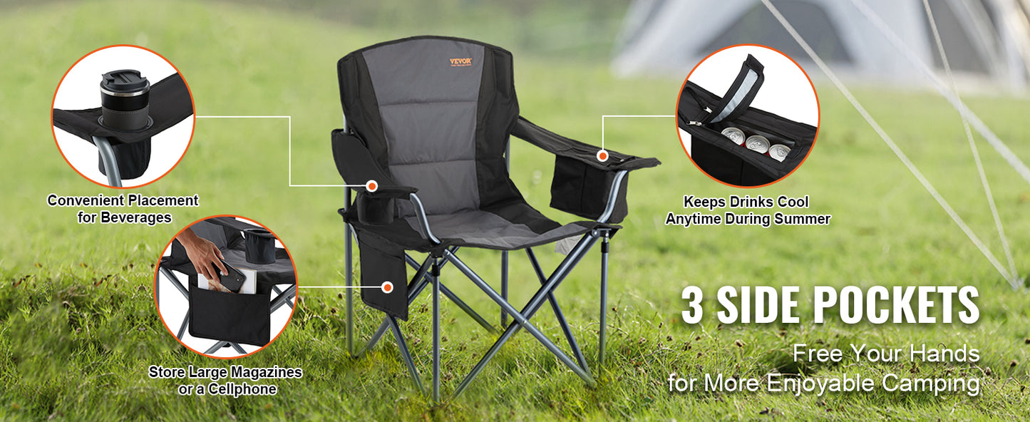Portable Camping Folding Chair for Adults