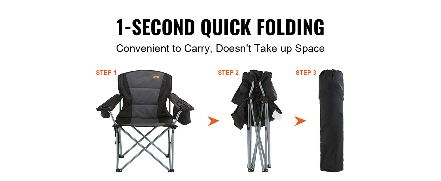 Portable Camping Folding Chair for Adults
