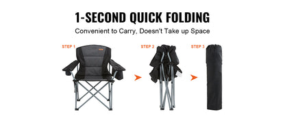 Portable Camping Folding Chair for Adults